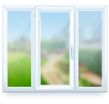 Окно ПВХ 1800х1500 мм с двухсторонней ламинацией и двухкамерным стелклопакетом