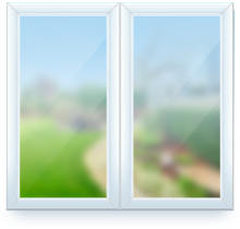 Окно ПВХ двухсекционное 1200х1500 мм 70-6 двухкамерное двойная ламинация 2