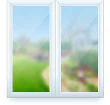 Окно ПВХ двухсекционное 1500х1500 мм 70-6 двухкамерное двойная ламинация 3